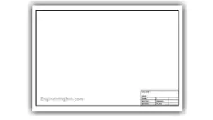 Engineering Drawing Sheet