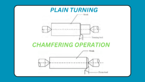 Plain Turning and chamfering operation