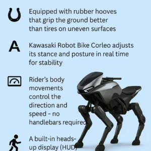 30 Exciting features of kawasaki robot bike (kawasaki corleo) 3 kawasaki robot bike (kawasaki corleo key features 6-9
