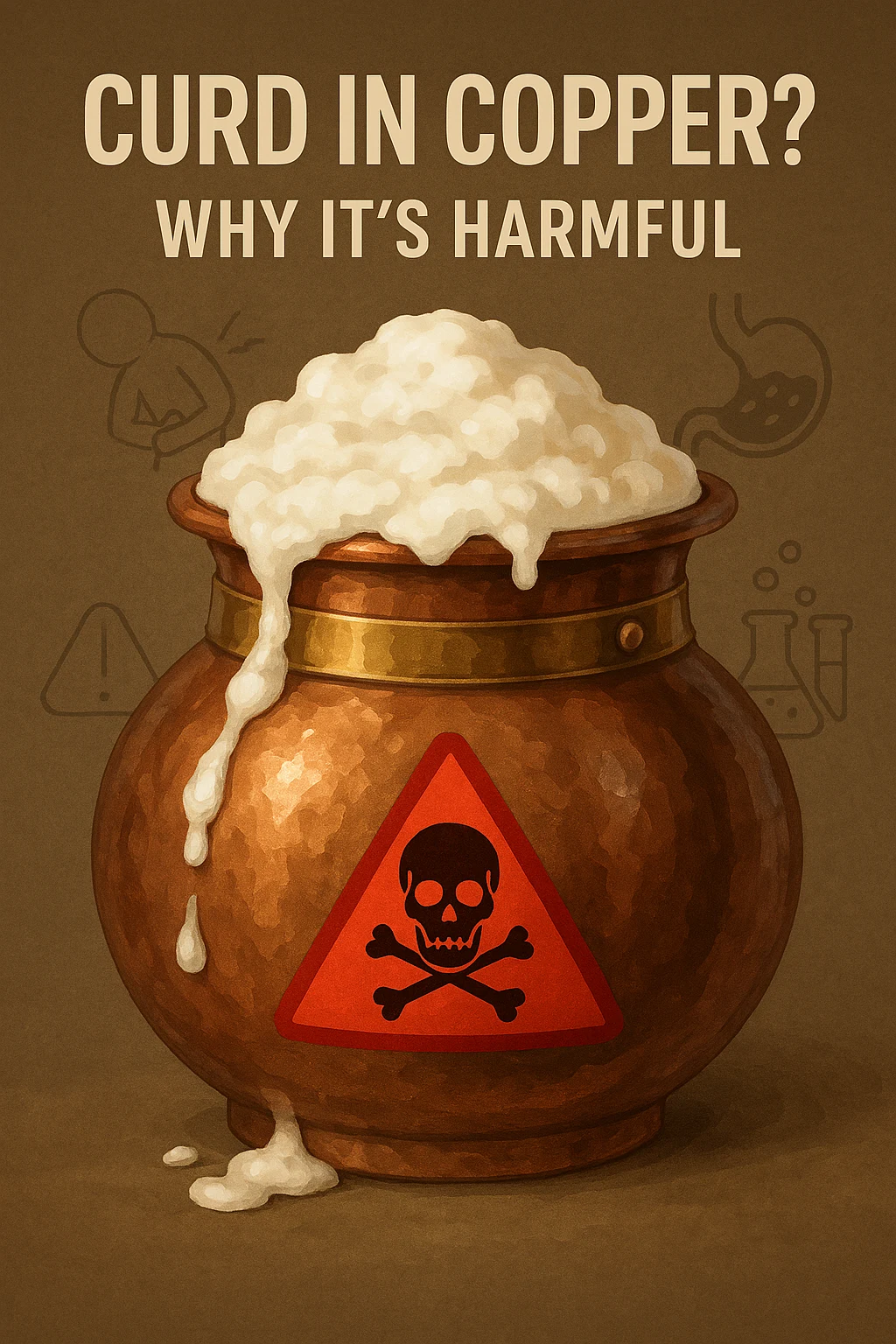 Why Should Curd and Sour Substances Not Be Kept in Brass and Copper Vessels?