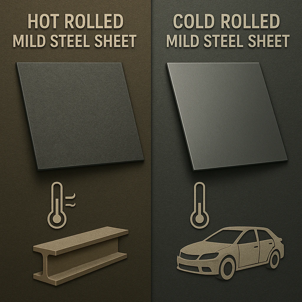 What is Mild Steel? Properties, Uses & Benefits Explained (2025) 4 Difference between hotrolled mild steel and cold rolled mildsteel