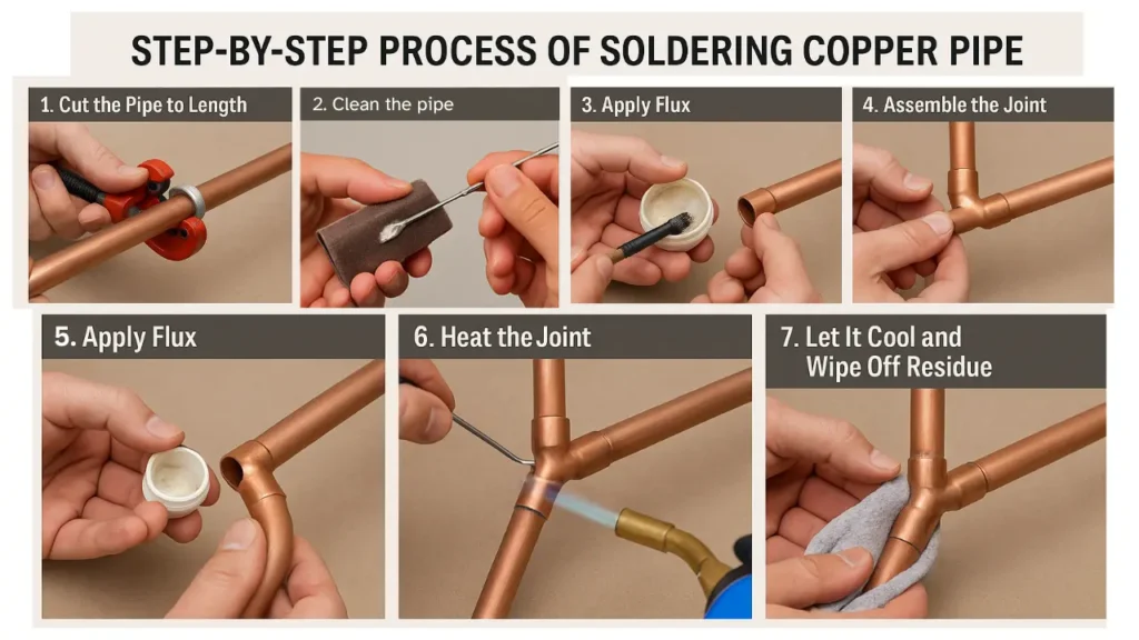 How to Solder Copper Pipe | Step-by-Step DIY Guide 2 Step-by-Step Guide: How to Solder Copper Pipe