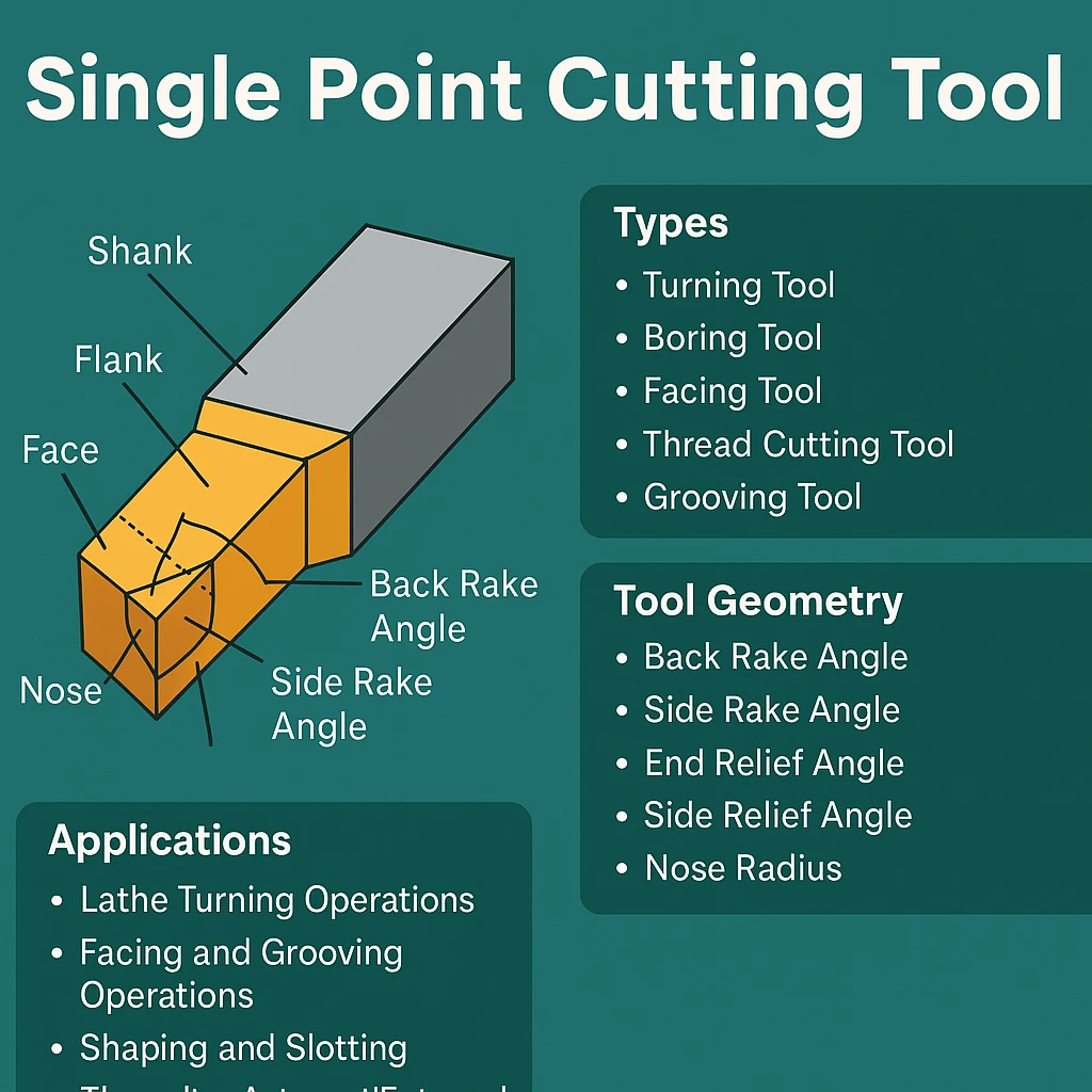 Single Point Cutting Tool: A Complete Guide for Machinists & Engineers 2025 1 Single point cutting tool diagram