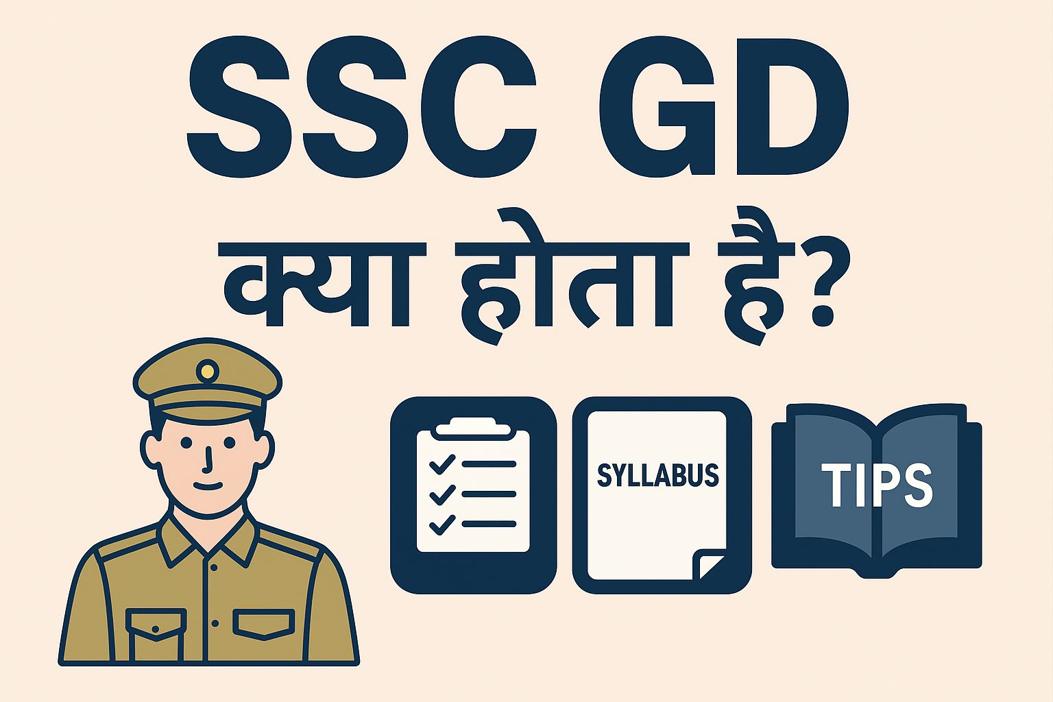 SSC GD kya hota hai
