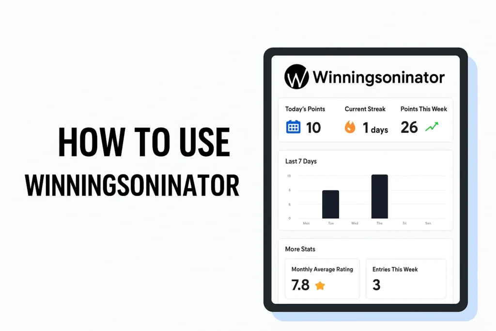 How to Use Winningsoninator : A Step-by-Step Guide 1 How to use Winningsoninator