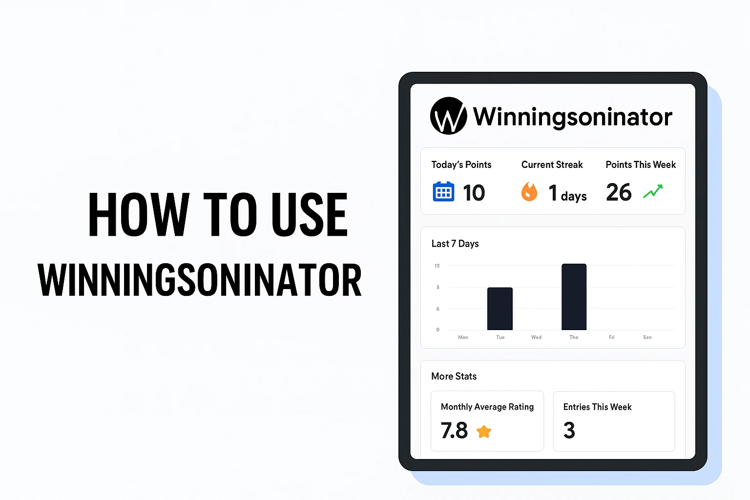 How to use Winningsoninator