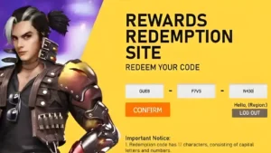 Free fire max redeem codes 17 october 2025