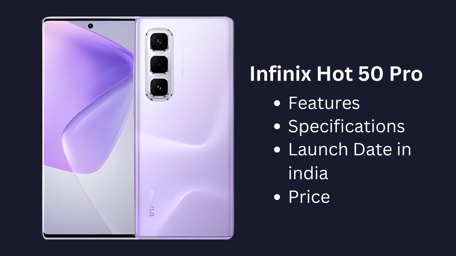 Infinix Hot 50 Pro Launch | Shocking Features, 15990 only