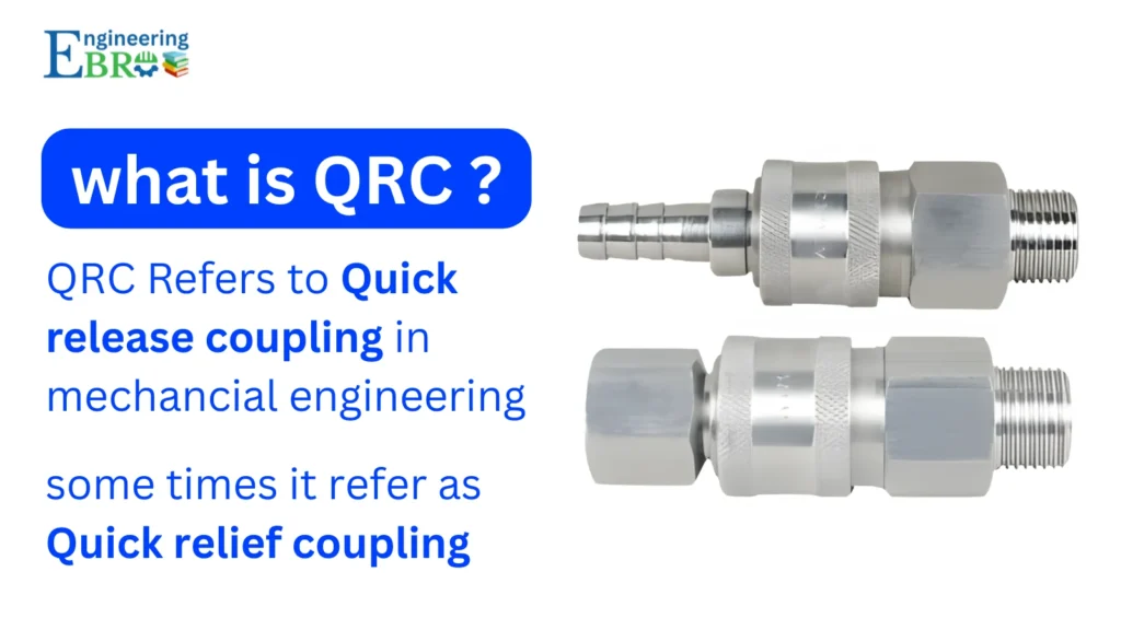 Quick Release Coupling (QRC): An Essential Connector for Fluid Systems 2 QRC Full form is Quick release coupling